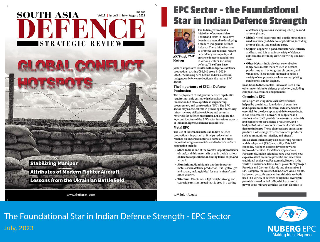The Foundational Star in Indian Defence Strength - EPC Sector