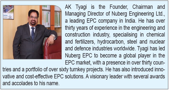 Mr. AK Tyagi, CMD, Nuberg Engineering Limited