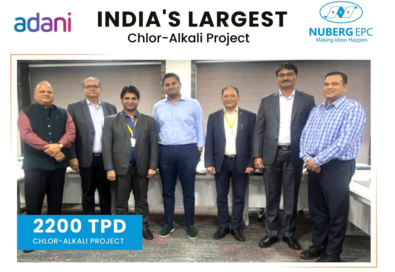 India Largest Chlor Alkali Caustic Soda Project Adani Group