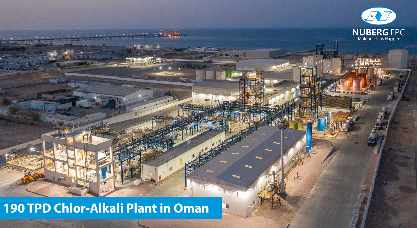 190 TPD Chlor-Alkali Plant in Oman by Nuberg EPC