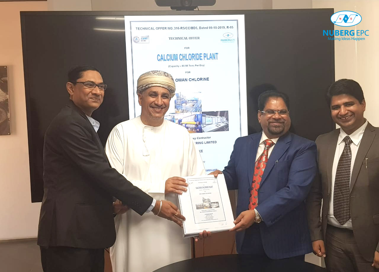 Nuberg EPC Wins Caustic Soda and Calcium Chloride Plant EPC Contract for Oman Chlorine