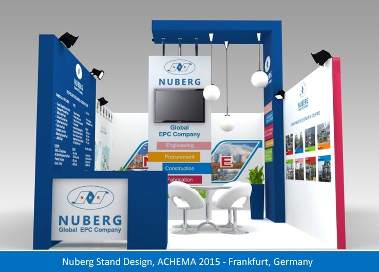 Nuberg Stand Design, ACHEMA 2015, Germany 1