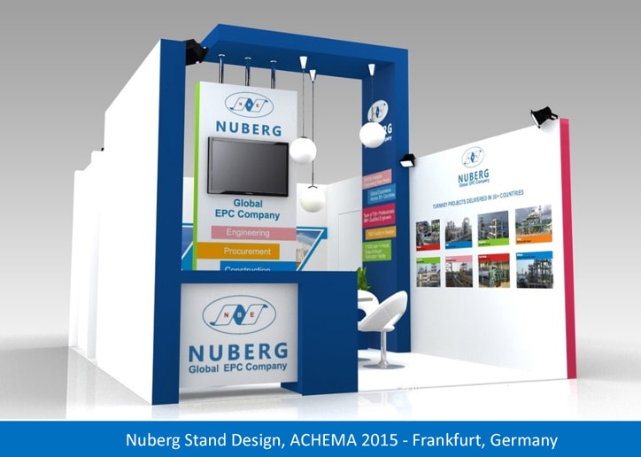 Nuberg Stand Design, ACHEMA 2015, Germany 2