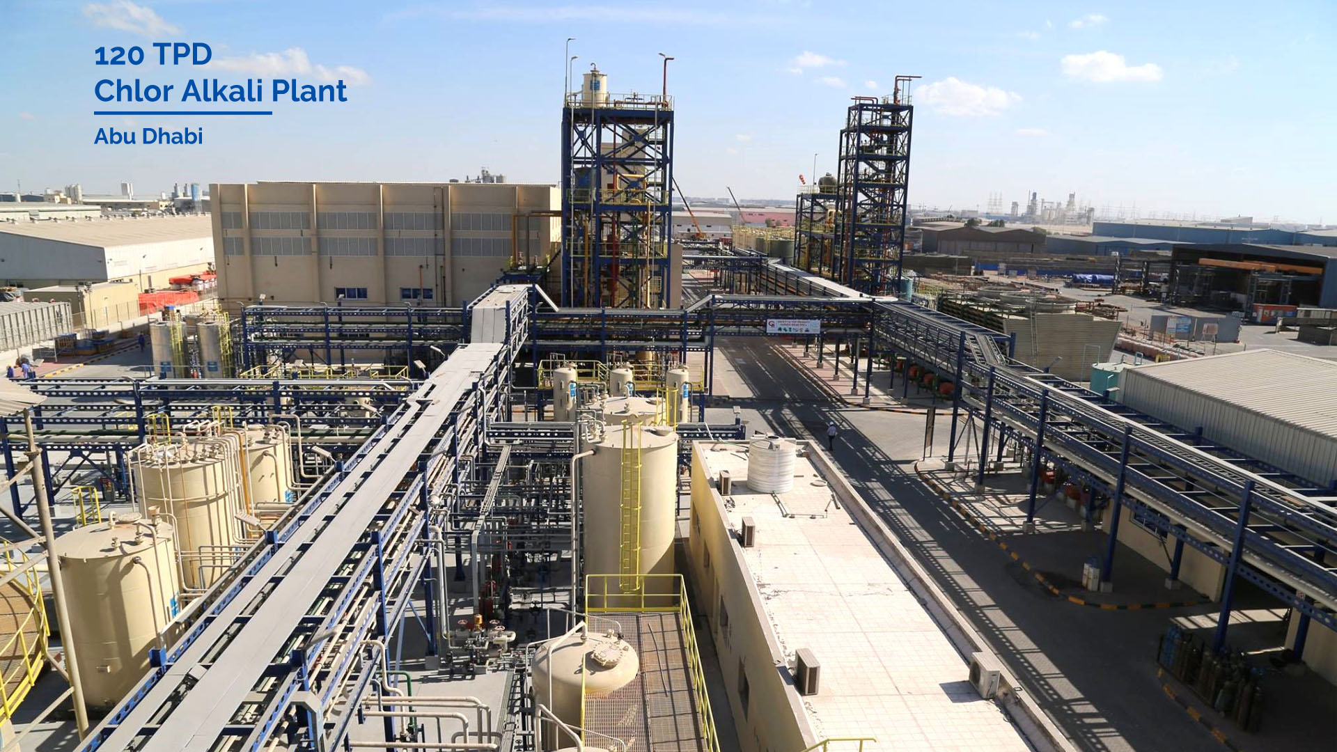 120 TPD chlor-alkali plant in Abu Dhabi