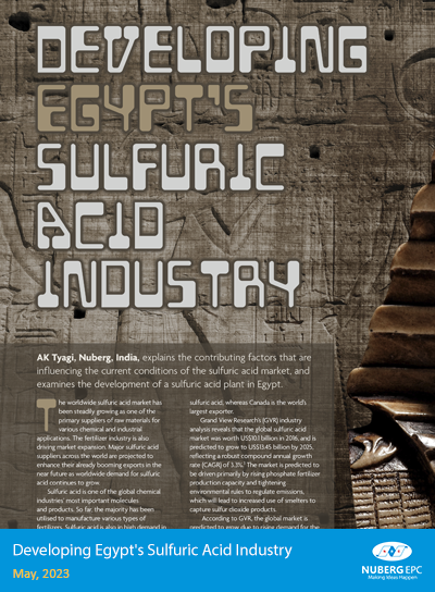 Developing Egypt's Sulfuric Acid Industry